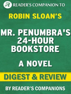 cover image of Mr. Penumbra's 24 Hour Bookstore